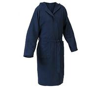 EGIDIO Egidioshop OFFERTISSIMA. Accappatoio Senza Cappuccio Sciallato Unisex Uomo/Donna Microfibra Blu (XL)