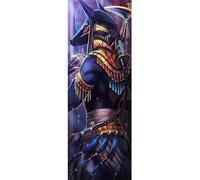 Egitto Anubi Diamond Painting Grandi Dimensioni 120x40cm, 5D Diamond Painting Kit Completo, DIY Pittura Diamante Artigianato, Mosaico Diamanti Painting Diamond Art, Casa Decorazioni Parete Regali, 2I