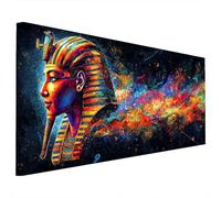 Egitto Diamond Painting Adulti, 5D Diamantini Crystal Art Quadri Diamond Painting Astratto Motivo, Grande Pittura Diamante Kit Fai Da Te per Adulti 70x30cm, Decorazioni Parete Casa, Regalo Donna V-97