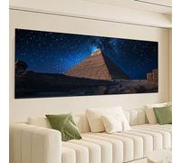 Egitto Diamond Painting Kit Completo,Cielo Stellato Diamond Painting Grande 150x50cm,Fai da Te 5D Diamantini Crystal Art Strass Ricamo a Punto Croce Artigianale Kit Decorazione Domestica,Regali 0R-5