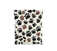 Egitto Geroglifici Stampa Coin Pouch, Organizzatore di monete, Change Holder, piccolo portafoglio da viaggio, per monete, cambiamento, cuffie, Impronte di zampa di cane, One size, Alla moda