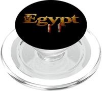 Egitto Piramidi Dorato Tipografia Vintage Design Per Uomo Ragazza PopSockets PopGrip per MagSafe
