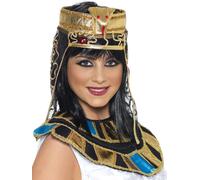 Egiziano Cleopatra Accessorio Capelli Serpente Dettaglio Oro Accessorio Vestito