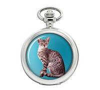 Egizio Mau Cat Full Hunter Orologio da tasca