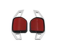 eglci Compatibile con per A3 S3 A4 S4 A5 S5 A6 S6 A8 R8 Q5 Q7 per TT Auto Paddle Shifter Copertura Auto Volante Shift Paddle Extension Shifter Pagaia del Cambio Volante(Silver)