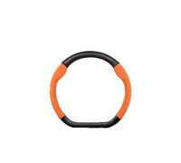 EGLGPAGAEY Coprivolanti AUT per 108 208 308 2008 3008 4008 508 5008 408 308 2008 301 per RCZ 36 Cm Coprivolante per Auto Forma D Accessori per Auto Coprivolante Volante(D-S(36CM)-Orange)