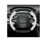 EGLGPAGAEY Coprivolanti AUT per 3008 4008 5008 2016-2019 508 208 2019 2020 38cm Coprivolante per Auto Cucito A Mano Coprivolante Accessori Coprivolante Volante(3)