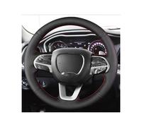 EGLGPAGAEY Coprivolanti AUT per Dodge per Charger 2015-2021 per SRT per Challenger 2015-2021 Coprivolante per Auto Accessorio per Interni Auto 38 Cm Coprivolante Volante(2)