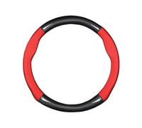EGLGPAGAEY Coprivolanti AUT per Dodge per Charger per Challenger per SRT per Nitro per Avenger per Caliber per Hornet per Dart per Viper Coprivolante Rotondo Coprivolante Volante(Round-Red)