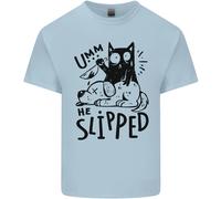 Egli ad Aletta a Cat Murdering Un Cane Divertente T-Shirt Ragazzi Ragazze