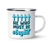 Egli Che una Cosa da Avere Essere Obeyed/Smalto Tazza Sarcasm Funny Papà Marito