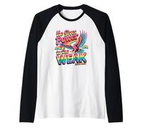 Egli dà Potere al Debole Isaia 40:29 Maglia con Maniche Raglan