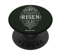 Egli è risorto Matteo 28:6 Pasqua Cristiana Croce PopSockets PopGrip Adesivo