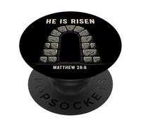 Egli è risorto Matteo 28:6 Pasqua Cristiana Fede PopSockets PopGrip Adesivo