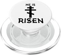 Egli è risorto ortodosso cristiano greco Pasqua ortodosso Pasqua PopSockets PopGrip per MagSafe