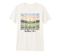 Egli Non è Qui, è risorto Matteo 28 6 Versetto biblico Gesù Maglietta Premium