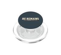 Egli rimane Ebrei 13:8 Christian Mountain Lake Scrittura PopSockets PopGrip per MagSafe