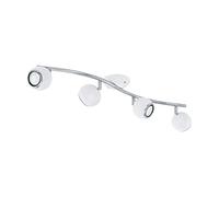 EGLO - BIMEDA BARRA FARETTI LED 4 LUCI 2,8W GU10 BIANCO/CROMO 31004