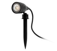EGLO 31028 - Faretto Crosslink NEMA 1 C, nero, lunghezza: 13 cm, larghezza: 6 cm, altezza: 24,5 cm, con cavo e spina, dimmerabile, IP44 con funzione Connect