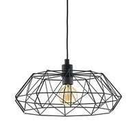 Lampada a sospensione Eglo Carlton 2 E27 Nera