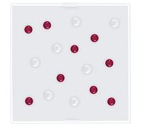 EGLO 87307 - Plafoniera in vetro, E14, colore: Rosso