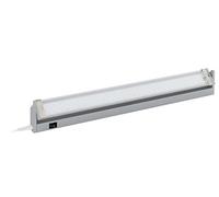 EGLO 93332 LED faretto sottopensile Doja con interruttore a bilanciere, in alluminio, argento, 35 cm