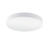 Plafoniera Moderna Pasteri Acciaio Bianco Stoffa 5 Luci E27 Ip20