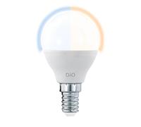EGLO Access LED E14 lampadina, con temperatura colore regolabile | (caldo-freddo), LED 5 Watt (equivale a 35 Watt), 400 Lumen, dimmerabile, LED P45, Ø 4,5 cm