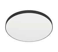 Plafoniera Contemporanea Zubieta A Acciaio Nero Led Integrato 32W 2700 6500K