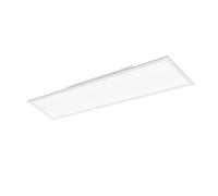 Eglo Access LED plafoniera Salobrena-A, lampada da parete 1 fiamma, LED in | alluminio e plastica bianca, con telecomando, cambio temperatura colore (caldo, neutro, freddo), dimmerabile, L 120 cm