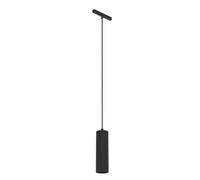 Eglo Accessori per sistema Easy Track, adattatore lampada a sospensione per binario, illuminazione da incasso, accessorio binario luce soffitto, plastica nera, portalampada GU10