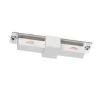 Eglo Accessori per sistema Easy Track, connettore dritto per binario, accessorio luce a soffitto, plastica bianca