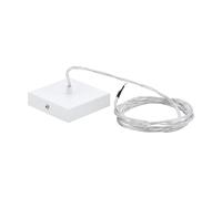 EGLO Accessori Tp Canopy, acciaio e plastica bianca