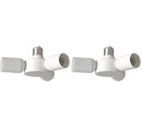 Eglo Adattatore E27 3. Bianco (Confezione da 2)