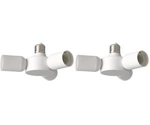 Eglo Adattatore E27 3. Bianco (Confezione da 2)