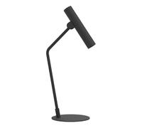EGLO Almudaina - Lampada da tavolo LED, lampada da comodino minimalista, in metallo nero, per camera da letto e soggiorno, colore luce bianco caldo