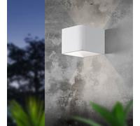 EGLO Appliance da esterno LED Doninni 1, bianca, larghezza 13 cm, a 2 luci EGLO