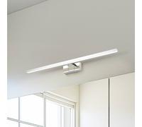 EGLO Applique a LED Conettilla, color cromo, larghezza 60 cm IP44 CCT EGLO
