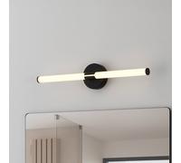 EGLO Applique a LED Ramola, nera, larghezza 60 cm, IP44, CCT EGLO