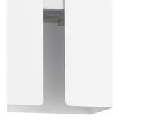 EGLO Applique da esterni LED Briscola, bianca, altezza 20 cm, metallo, CCT EGLO