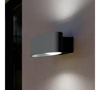 EGLO Applique da esterni LED Chinoa, antracite, larghezza 27 cm, metallo EGLO