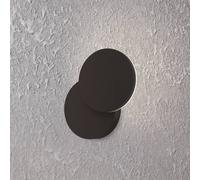 EGLO Applique da esterni LED Pedersano, nera, Ø 14 cm, metallo EGLO