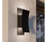 EGLO Applique da esterni LED Verdolino, nera, altezza 28 cm, metallo EGLO