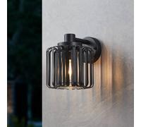 Applique Industrial Selinus Da Esterno 1 Luce Acciaio Nero