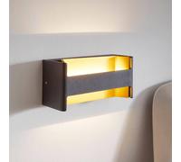 EGLO Applique LED feloniche in nero/oro EGLO