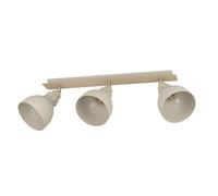 Spot Vintage Arrecife In Acciaio Marrone 3 Luci E27 28W Ip20