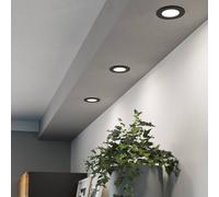 Plafoniera Vintage Bailrigg Acciaio Nero 3 Luci E27