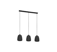 Eglo Barlaston - Lampadario a 3 luci per il tavolo da pranzo, lampadario
