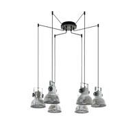 Eglo Barnstaple Lampadario a Sospensione. 40 W, Marrone-Patina, Nero