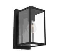 Applique Contemporanea Da Esterno Budrone 1 Luce Acciaio Nero